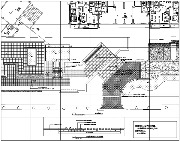 现代水景CAD施工图资料下载-[浙江]特色滨江豪宅居住区景观设计CAD施工图（附实景图）