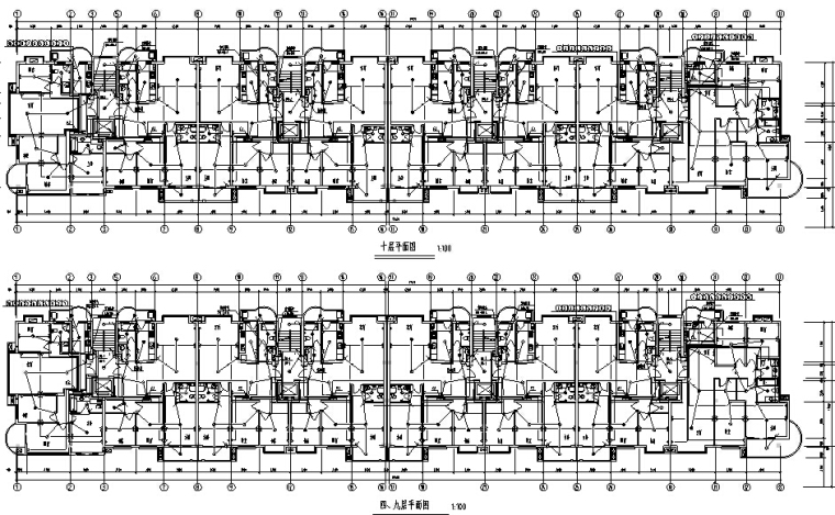 标准电箱图资料下载-12.5层商住楼全套电施图
