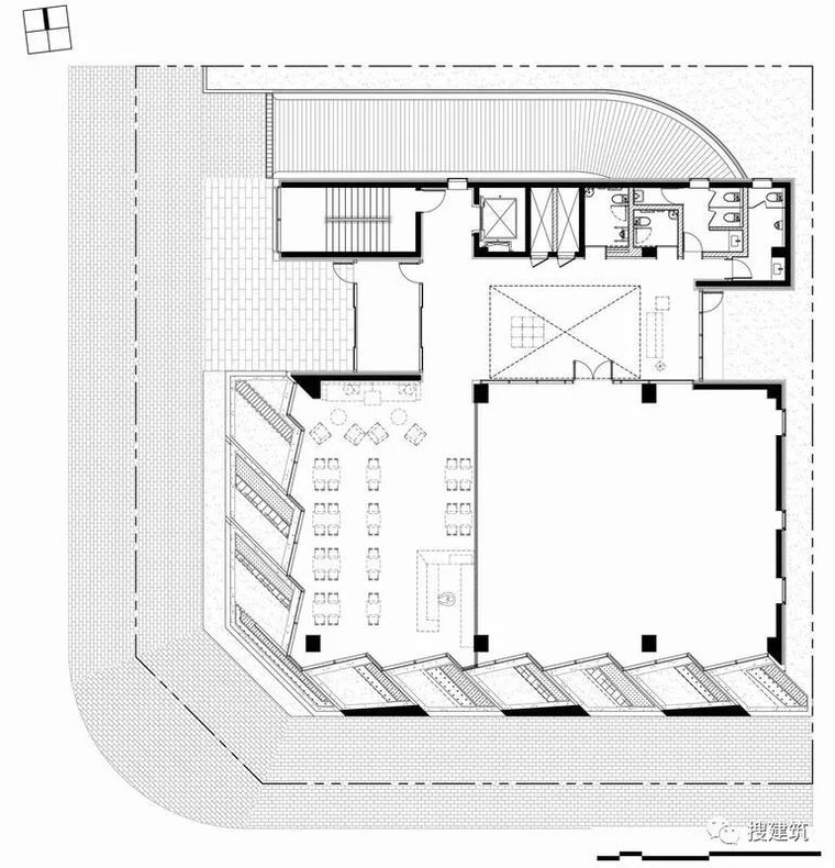 立面不同的“小体量”办公楼立面_30