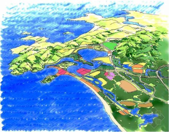 三亚海棠湾红树林酒店cad资料下载-三亚海棠湾概念性总体规划方案