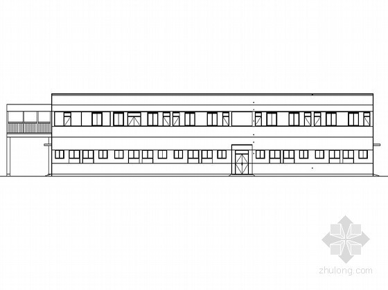 四层宿舍楼建施图资料下载-[无锡]某台商化织厂宿舍楼（4号）建筑施工图