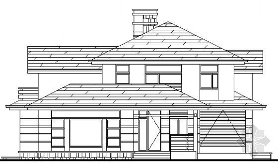2021年户型资料下载-某别墅建筑方案图C5户型