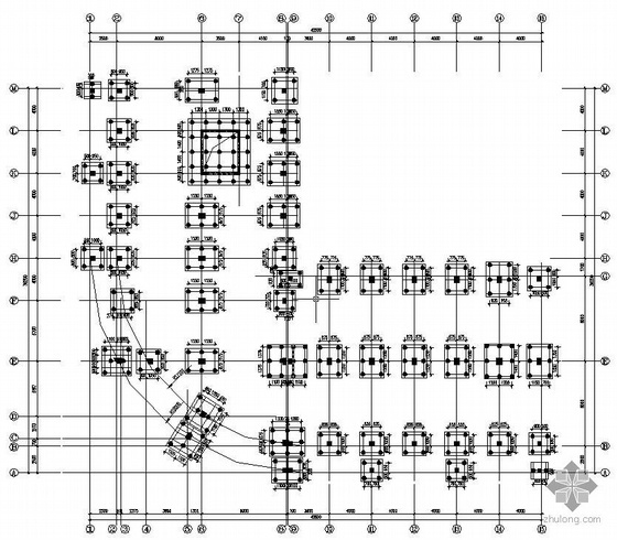 层混凝土厂房资料下载-某6层混凝土框架厂房结构图纸