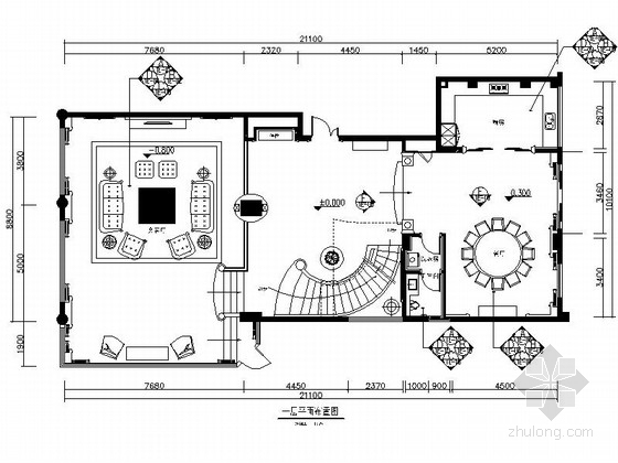 欧式别墅装修CAD资料下载-[深圳]华丽浪漫欧式风情别墅装修CAD施工图（含效果图）