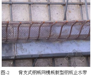 预埋钢板止水带资料下载-[QC成果]模板功能新型钢板止水带的研制