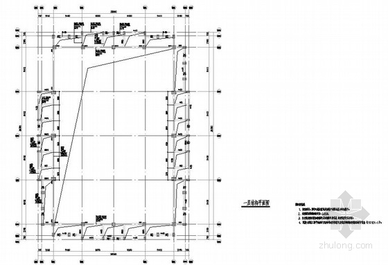 24m轻钢厂房结构施工图资料下载-框架主体轻钢屋面综合活动中心结构施工图