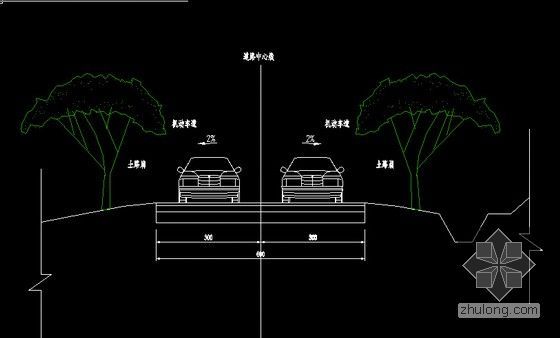 [湖南]四级公路大修工程量清单实例（含详细图纸 招标文件）-标准横断面