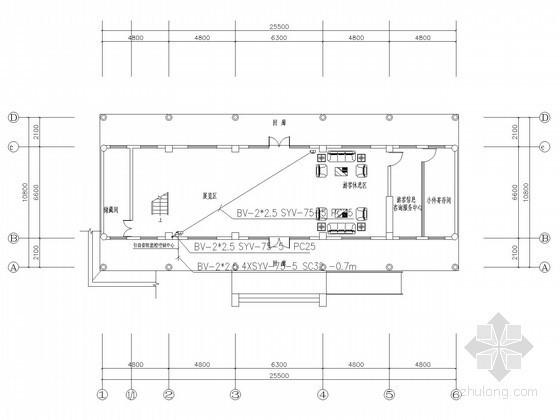 安防布置图资料下载-国家公园安防监控系统图电气施工图纸