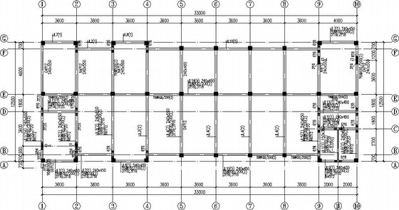 框架商住楼建筑图资料下载-五层框架商住楼结构施工图