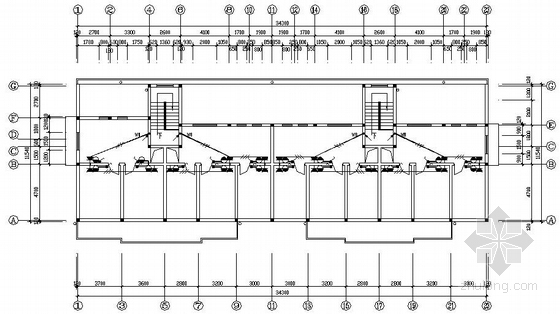 6层楼高建筑设计图cad资料下载-某6层住宅楼电气设计图