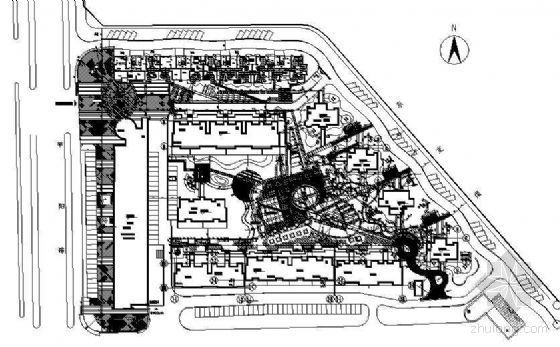 高档小区游园资料下载-[太原]高档小区景观设计施工图