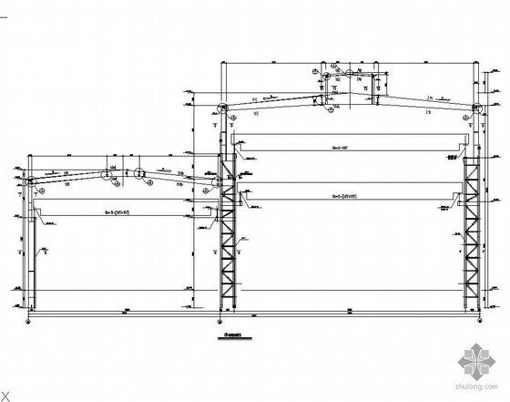 带吊车高低跨资料下载-某钢结构重钢厂房全套结构施工图
