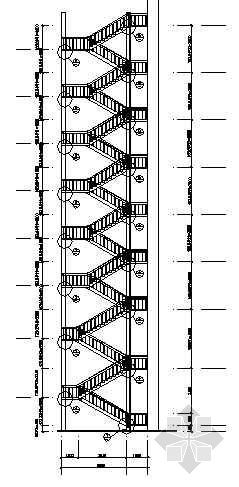 四川某钢楼梯结构施工图纸-2