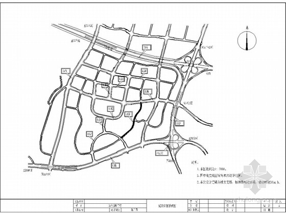 市政道路标线平面设计图资料下载-[重庆]两车道市政道路全套施工图131张（道排 照明 交通）