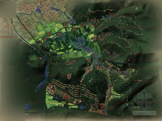 植物园规划图资料下载-[江苏]多元化度假养老植物园景观规划方案