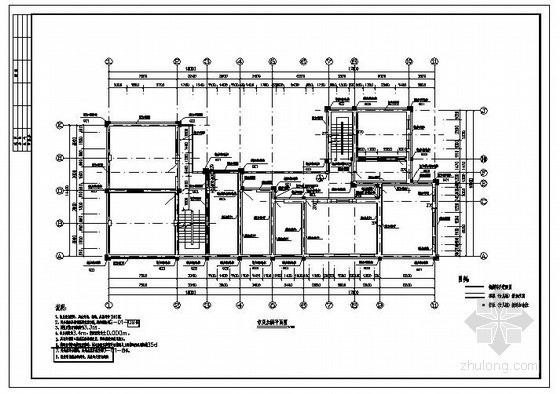 10kv广西配网设计图资料下载-广西某4层混合结构住宅结构加固设计图