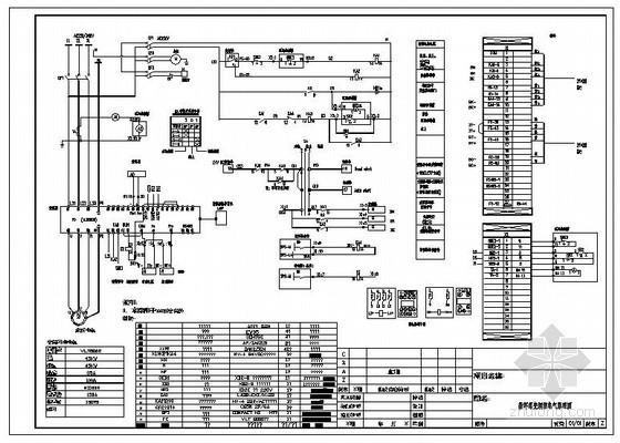 变频控制原理图资料下载-循环泵变频柜电气控制原理图