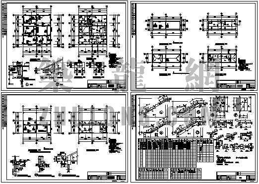 美式别墅施工图全套资料下载-某别墅全套结构施工图