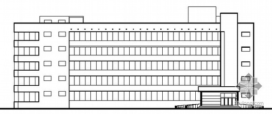 疗养院建筑设计规范图示资料下载-某五层精神病疗养院建筑扩初图