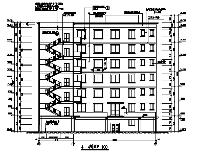 高层框架结构宾馆建筑全套施工图