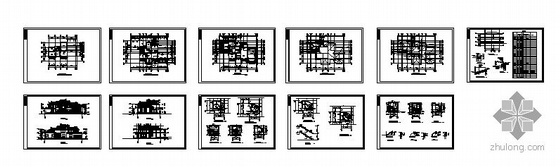 [杭州]玫瑰园某二层别墅建筑施工图-4