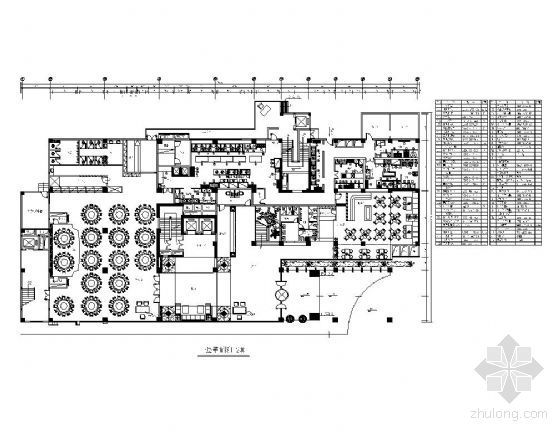 餐饮平面布置图资料下载-酒店平面布置图