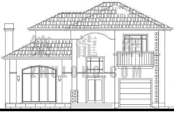 80平米别墅建筑设计方案资料下载-某上海别墅建筑设计方案