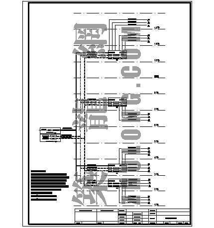 小区综合布线cad图资料下载-大厦综合布线系统图