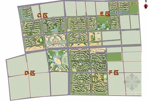 景观设计ps后期资料下载-[北京]居住小区后期工程景观设计方案