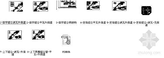 威卢克斯天窗节点资料下载-威卢克斯软标准节点图-组合窗