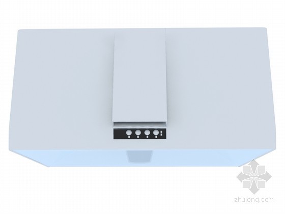 厨房排油烟罩资料下载-中式油烟机3D模型下载