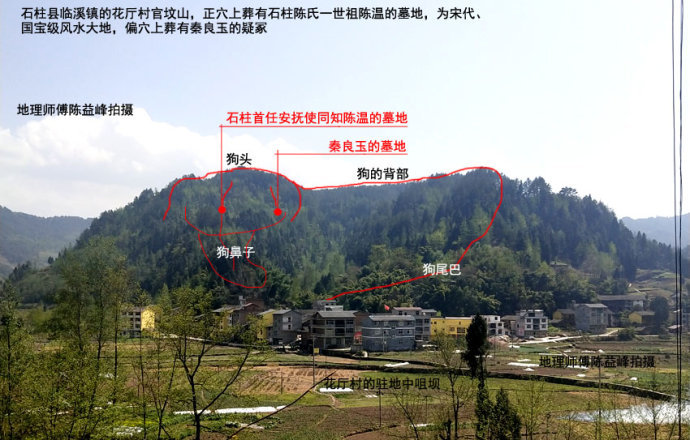 陈益峰：石柱三大名地之黄狗打盹-陈益峰：黄狗打盹，石柱望族陈氏一世祖陈温的墓地_6