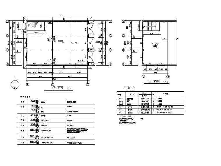 [宁夏]现代风格商业4S店建筑施工图-现代风格商业4S店平面图