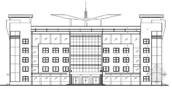 五十五层办公楼建筑施工图资料下载-6层办公楼建筑施工图