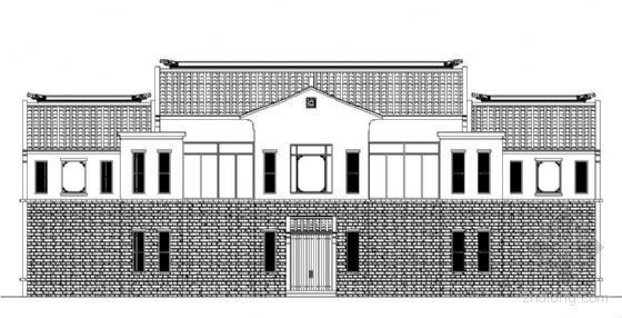 钢结构会所建筑施工图资料下载-某企业会所建筑施工图