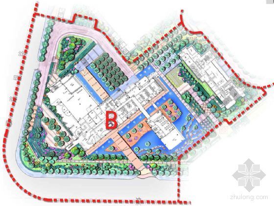 商业区居住区景观设计方案资料下载-武汉居住区景观设计方案