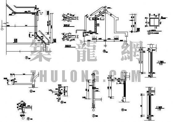 老虎窗坡屋顶别墅资料下载-老虎窗详图