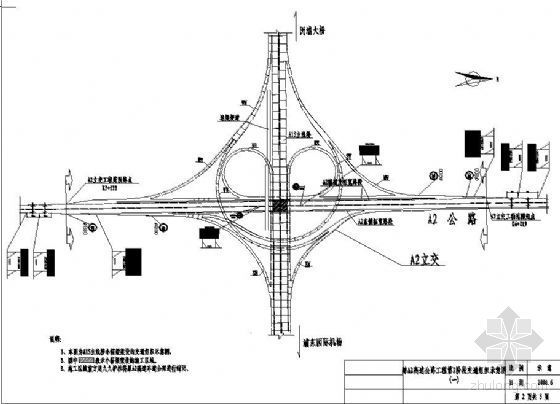 道路全封闭施工交通组织资料下载-某立交桥工程施工交通组织方案