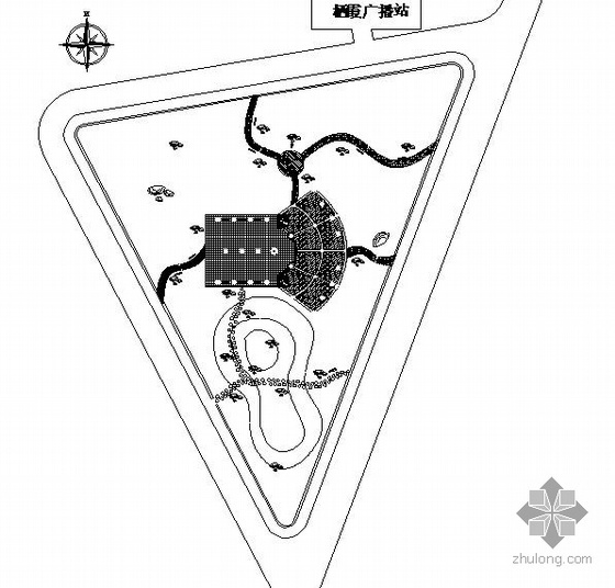 红山广场景观设计资料下载-某小广场景观设计施工图