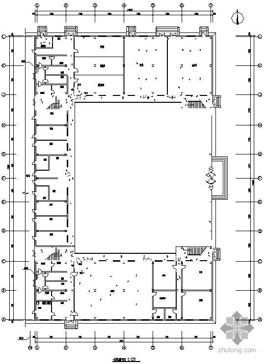 三层楼设计施工图资料下载-某三层办公楼电气施工图