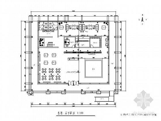 室内装修效果图现代资料下载-[浙江]生态景观社区售楼处室内装修图（含效果图）