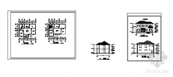 某二层新农村住宅建筑方案设计图-2