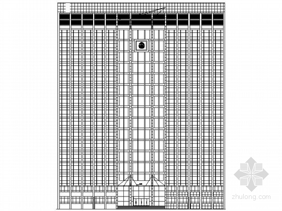 十七层办公楼结构施工图资料下载-某十七层政府办公楼建筑扩初图