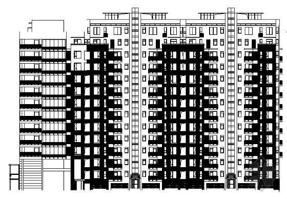 万科高层住宅文本资料下载-万科高层住宅楼建筑方案图