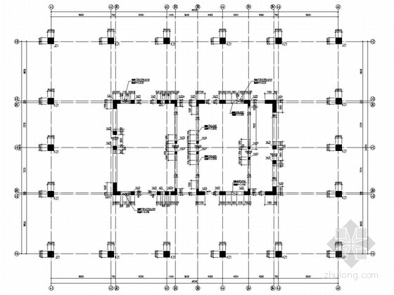 6层混合结构住宅CAD图资料下载-三十八层混合结构住宅楼结构施工图