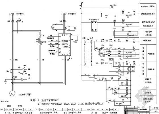 电气控制电路图CAD资料下载-变频控制电路图