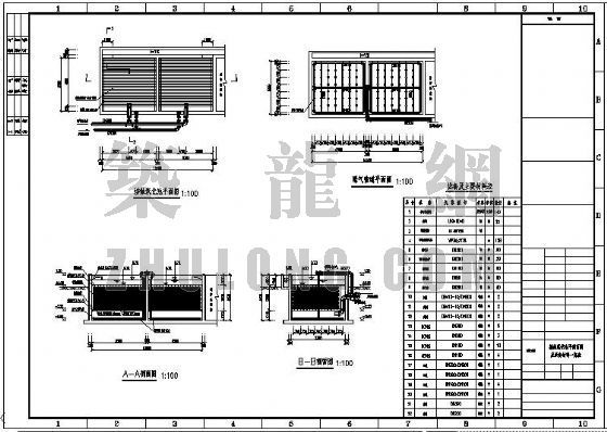 定型化钢制沉淀池资料下载-接触氧化池及斜管沉淀池详图