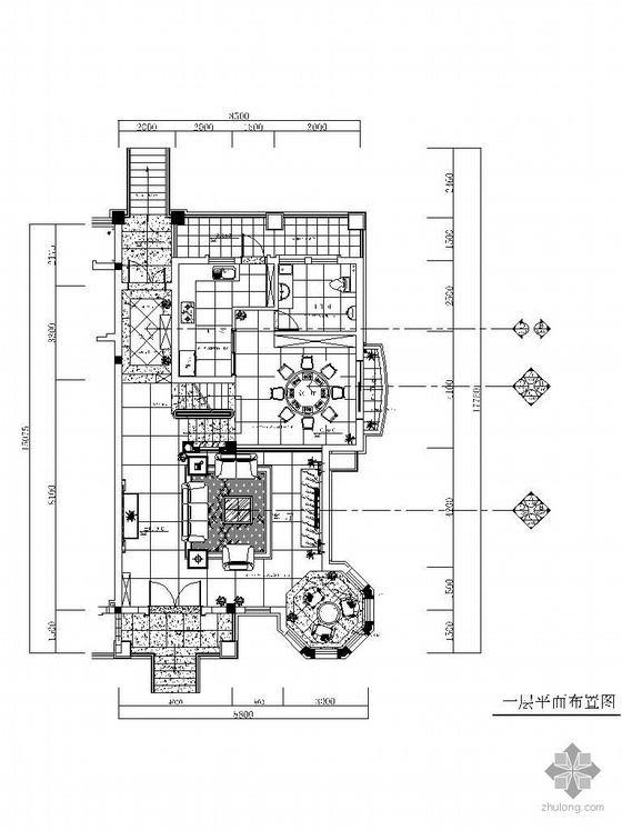 现代风格别墅设计概念资料下载-[浙江]现代风格精装修别墅设计图