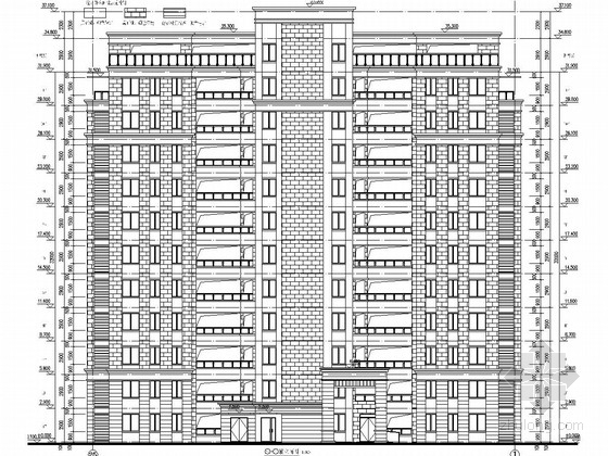教师宿舍su资料下载-[安徽]11层剪力墙结构高职学院教师宿舍楼建筑结构施工图