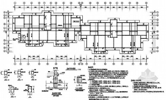 某二层砖混住宅资料下载-金乡县某8层砖混住宅结构设计图